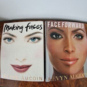 📚Vintage Kevyn Aucoin Hardcover Bundle: Making Faces ('99) & Face Forward ('00)